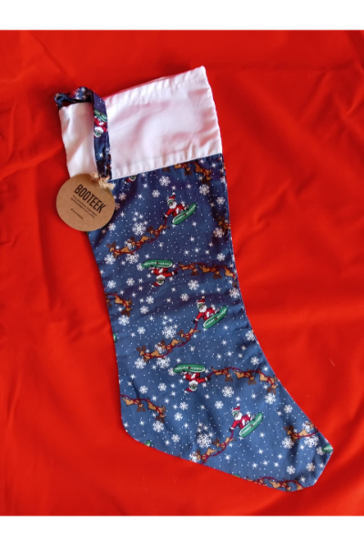 Printed Stocking - Santa is on the way 